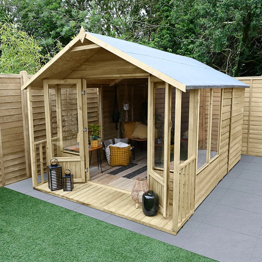 Forest Garden Oakley 8x12ft Overlap Apex Summerhouse