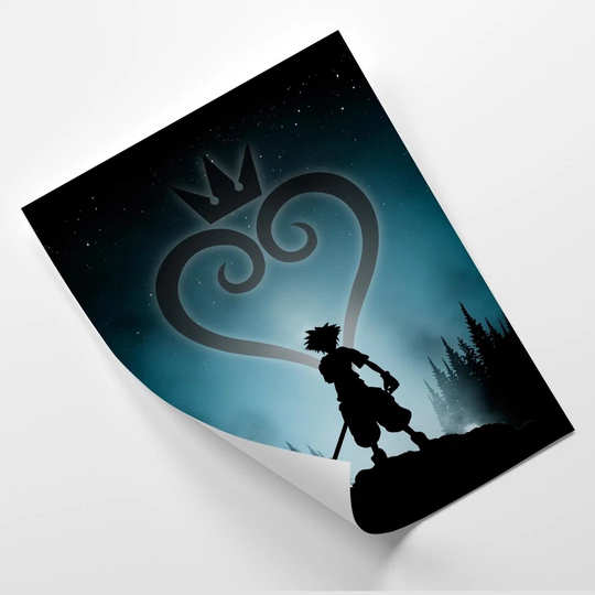 Poster, Warrior On A Hill
