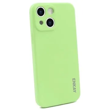 Enkay iPhone 14 Liquid Silicone Case - Light Green