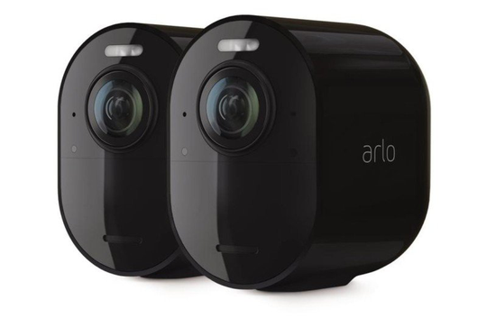 Arlo Ultra 2 Spotlight Camera (2 Pack) Black