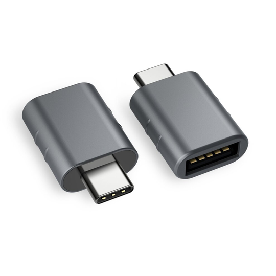 USB C to USB Adapter [2-Pack], USB C Male to USB A Female, Converting Thunderbolt 3 to USB 3.1/3.0/2.0 for MacBook Pro 2018/2017, Galaxy S9/S8/Tab S