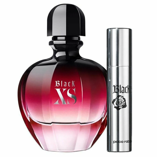 Paco Rabanne Black XS for Her Gift Set 50ml EDP-S + 10ml Mini + Keychain