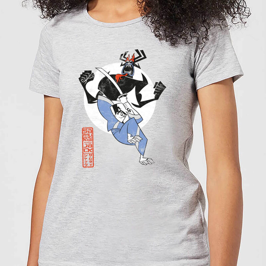 Samurai Jack Eternal Battle Women's T-Shirt - Grey - S