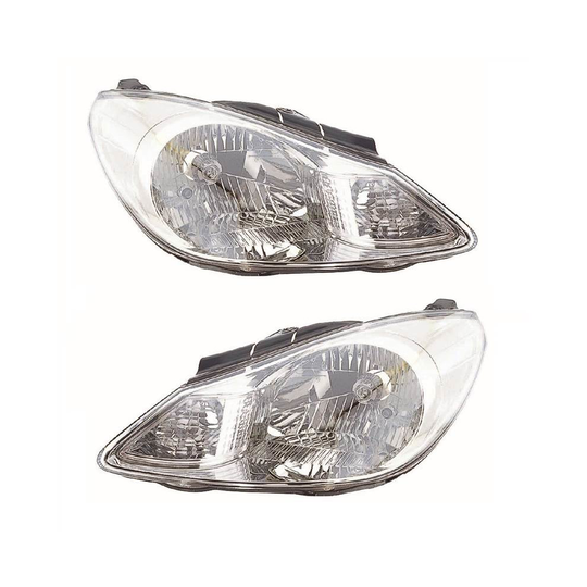 To Fit Hyundai i10 Hatchback 2008-3/2011 Headlights Headlamps 1 Pair O/S & N/S