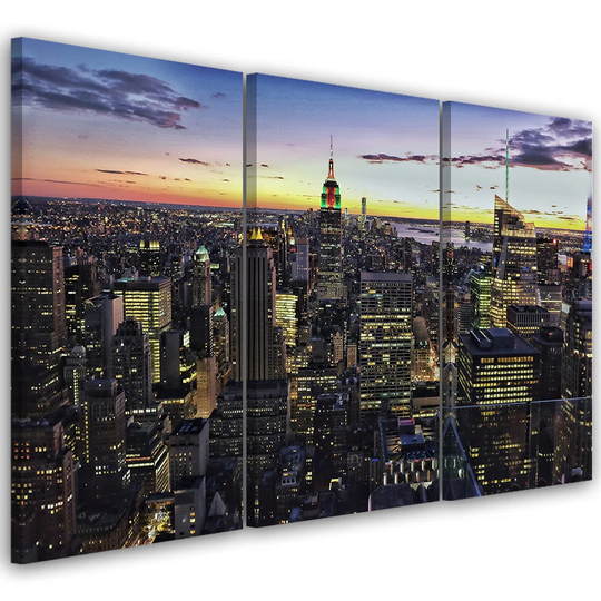 Canvas Print New York City Night