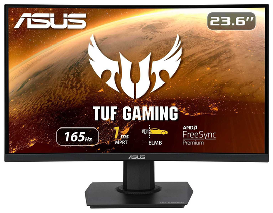 ASUS VG24VQE 23.6 Inch 165Hz Curved FHD Gaming Monitor