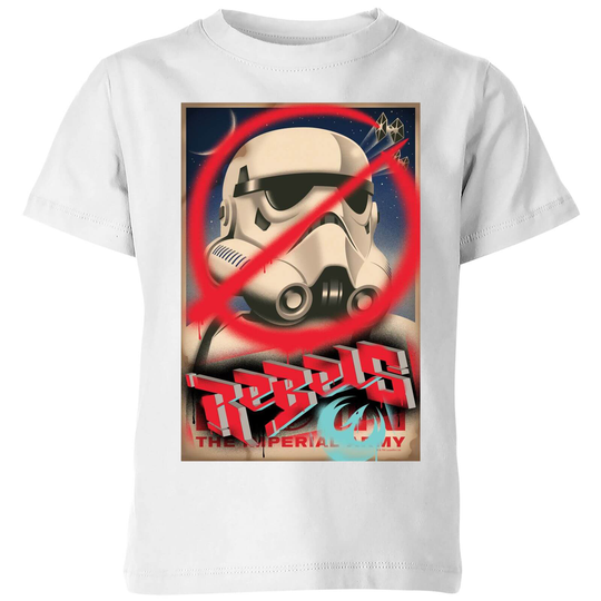 Star Wars Rebels Poster Kids' T-Shirt - White - 3-4 Years - White