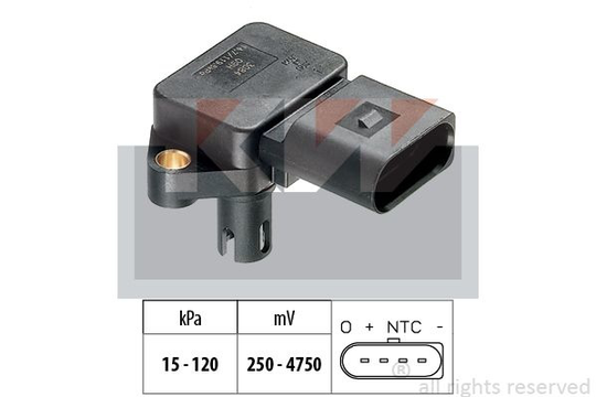 Air Pressure Sensor, height adaptation Made in Italy - OE Equivalent 493084 KW 493084