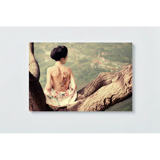 Tattoo Motif Magnetic Wall Mounted Cork Board