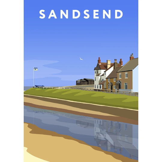 'Sandsend 4' Graphic Art