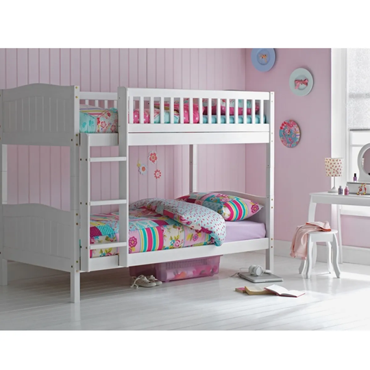 SleepOn Westminster Single Bunk Bed White