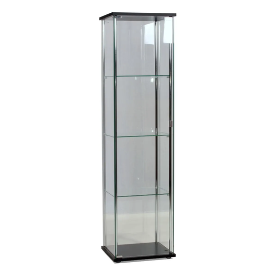 Hatton 4 Tier Glass Display Unit With Door