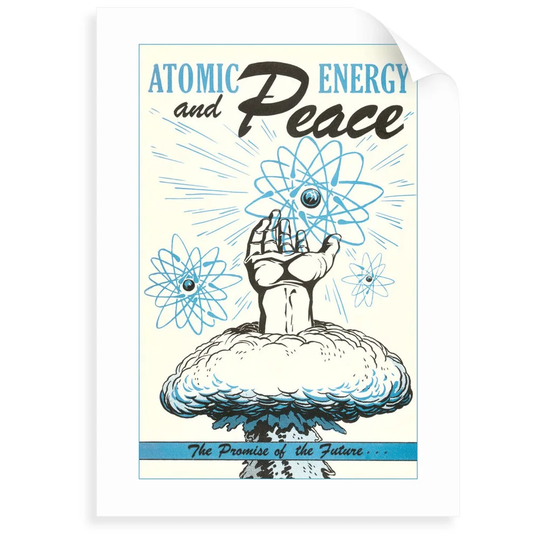 'Atomic Energy and Peace Poster' Painting