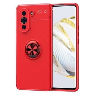 Huawei Nova 10 Pro Magnetic Ring Holder Case - Red