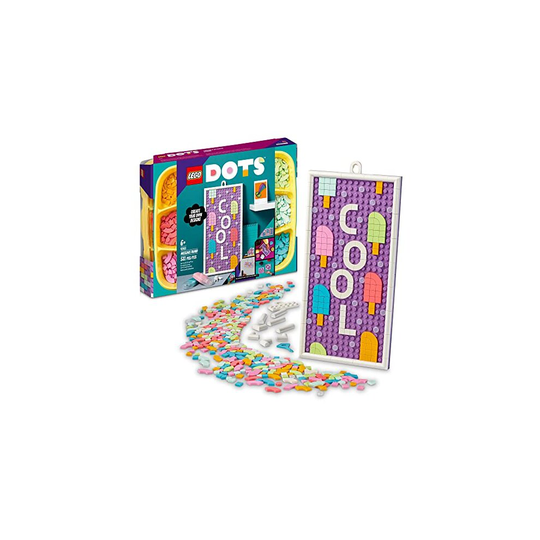 LEGO DOTS Message Board 41951 DIY Craft Decoration Kit; Adaptable Toy with Colorful Tiles for Kids Aged 6 and up (531 Pieces)