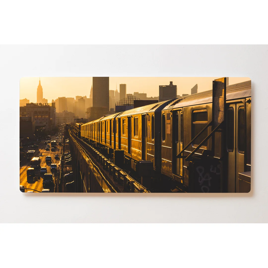 Backlight Motif Wall Picture Metro Subway Magnetic Cork Board