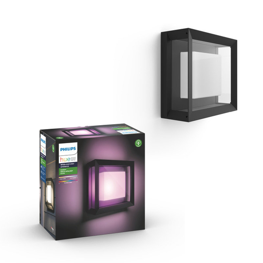Philips Hue Econic White and Colour Ambience Outdoor Wall Light - Works with Alexa and Google Assistant*