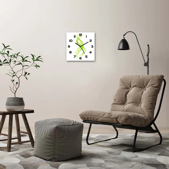 Colorful Waves Silent Wall Clock