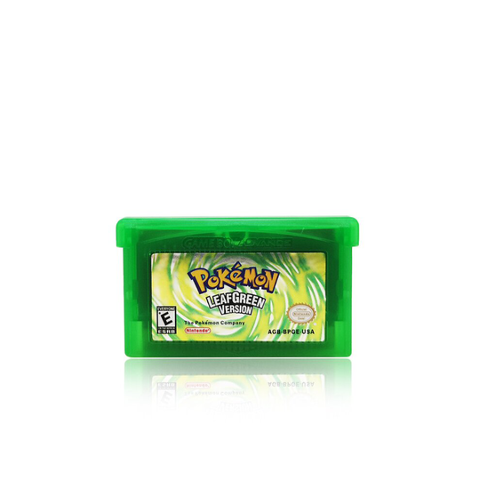 (LEAFGREEN VERSION) Pokemon Series Video Game Classic Console Card For Nintendo NDSL GB GBC GBM GBA