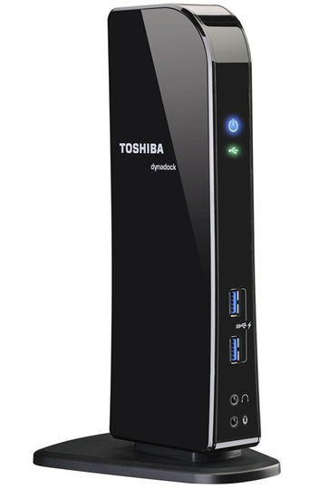 Toshiba Dynadock U3.0 Universal Dock Glossy Black