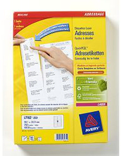 AVERY ADD LBL WHT PK250 L7162-250 FPC