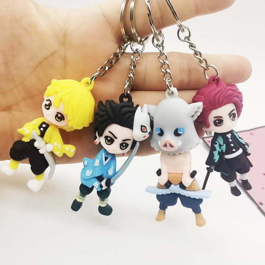 (Kamado tanjirou) Demon Slayer Key Pendant, Streamer Keychain Anime