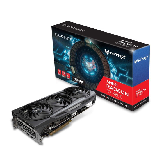 Sapphire NITRO+ Radeon RX 6800 OC 16GB Graphics Card