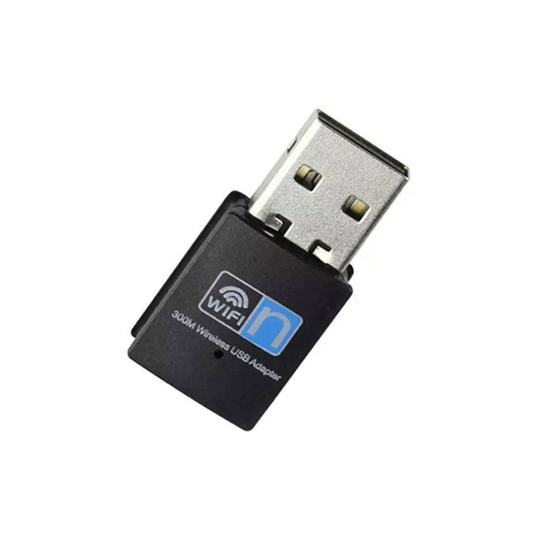 300Mbp USB WiFi Adapter for PC, 2.4GHz WiFi Dongle, WiFi USB, USB Wireless Adapter for Desktop/Laptop - Nano Size