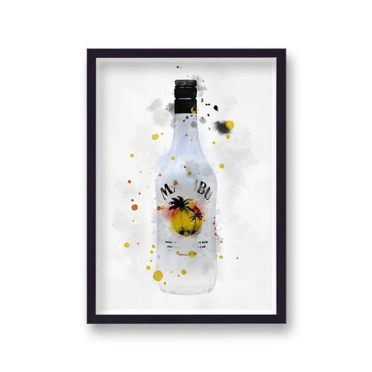 Spirit Graphic Splash Malibu Inspired by Vouvart - Picture Frame Graphic Art