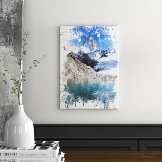 'Patagonia Argentina Glacier Landscape' Graphic Art Print Poster