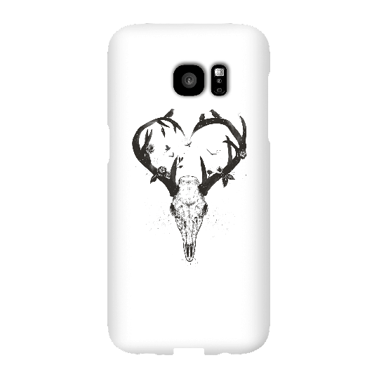 Balazs Solti Antlers Phone Case for iPhone and Android - Samsung S7 Edge - Snap Case - Matte