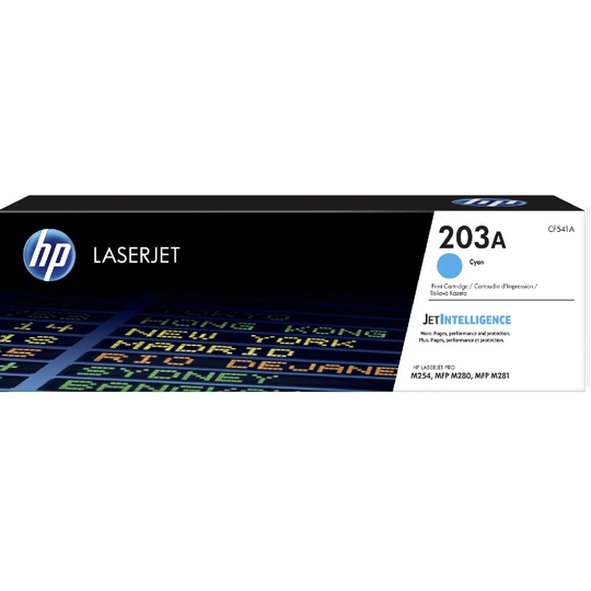 HP 203A Cyan Original LaserJet Toner Cartridge