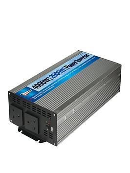 Streetwize Accessories 2000 Watt / 4000 Watt Peak Inverter - Twin Usb
