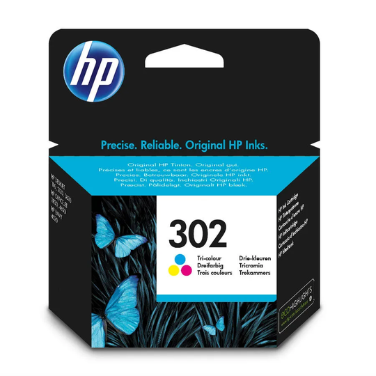 HP Hewlett-Packard 302 Tri-Colour Ink Cartridge