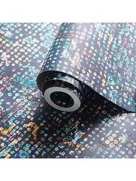 Clarke & Clarke Fusion Scintilla Wallpaper &Ndash; Midnight