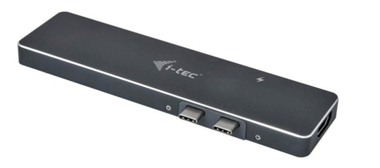 i-tec Thunderbolt 3 Metal Docking Station for Apple MacBook Pro/Air + Power Delivery