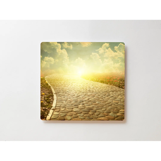 Backlight Motif Wall Picture Sunset Magnetic Cork Board