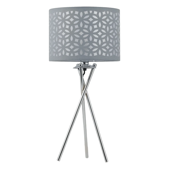 Shankle 39.6Cm Polished Chrome Table Lamp Base