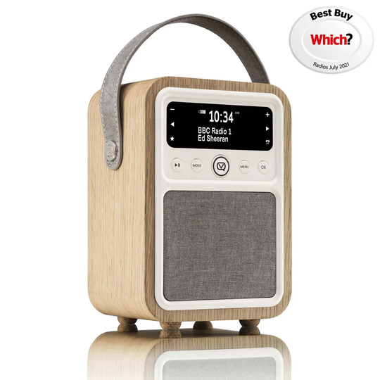 VQ Monty DAB/DAB+ Digital Radio & Bluetooth Speaker - Oak