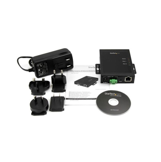 StarTech.com 2-Port Serial-to-IP Ethernet Device Server