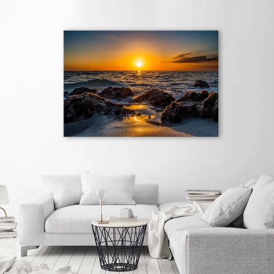 Canvas Print Sunset On The Beach