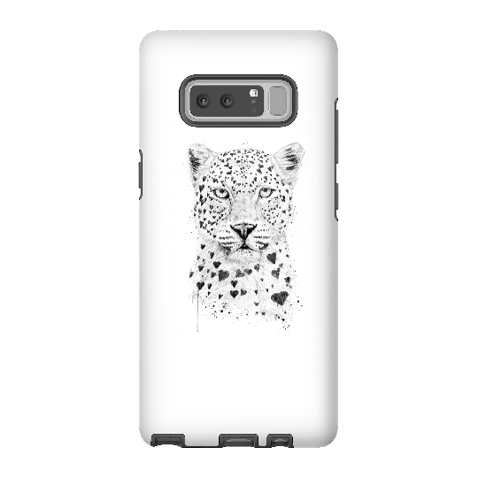 Balazs Solti Love Hearts Phone Case for iPhone and Android - Samsung Note 8 - Tough Case - Gloss