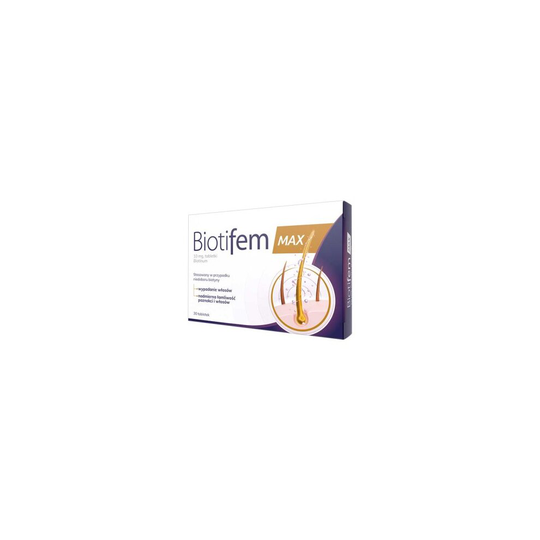 Biotifem Max , 30 tablets, Biotyna , Biotebal Healthy Hair Growth