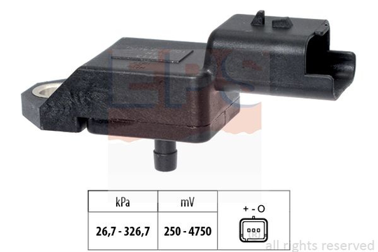 Air Pressure Sensor, height adaptation Made in Italy - OE Equivalent 1.993.134 EPS Facet 1993134
