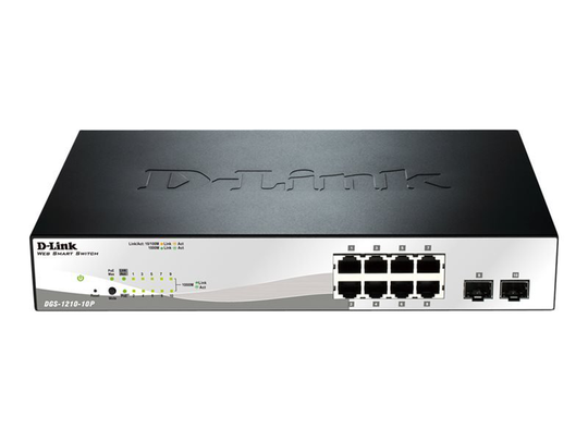 D-Link Web Smart DGS-1210-10P 10 Port Managed Switch