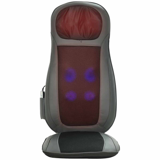 Homcom Back & Neck Massager W/ Heating Deep Tissue Kneading And Vibrating Black