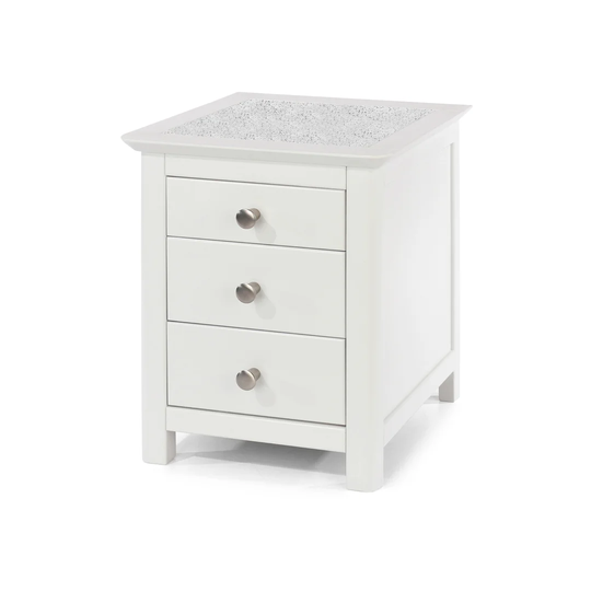 Barros 3 Drawer Bedside Table