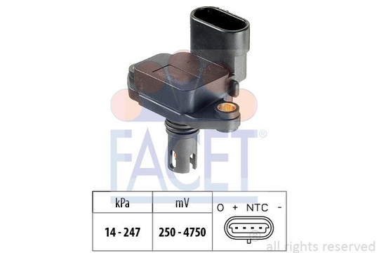 Air Pressure Sensor, height adaptation Made in Italy - OE Equivalent 103125