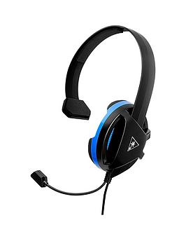Turtle Beach Recon Chat Headset For Ps5, Ps4, Xbox One, Switch - Black &Amp; Blue
