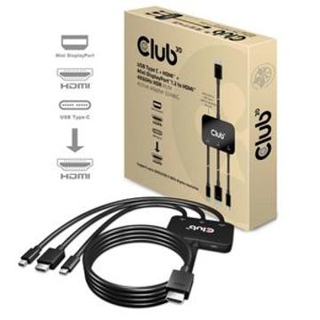 Club 3D Video Interface Converter Mini DisplayPort/HDMI/USB - 2.355m
